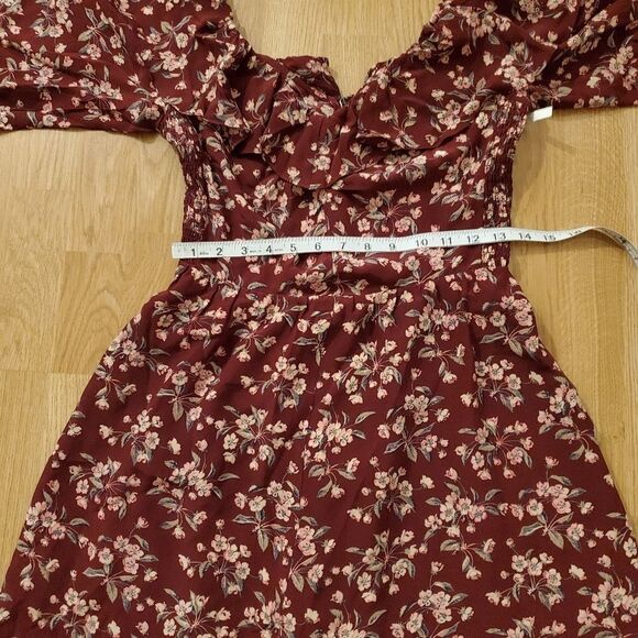 Rebecca Taylor Tilda Floral Silk Ruffle Dress - Picture 10 of 14